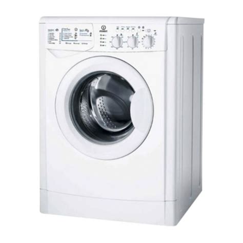 Indesit iwc6083 Washer User Manual 